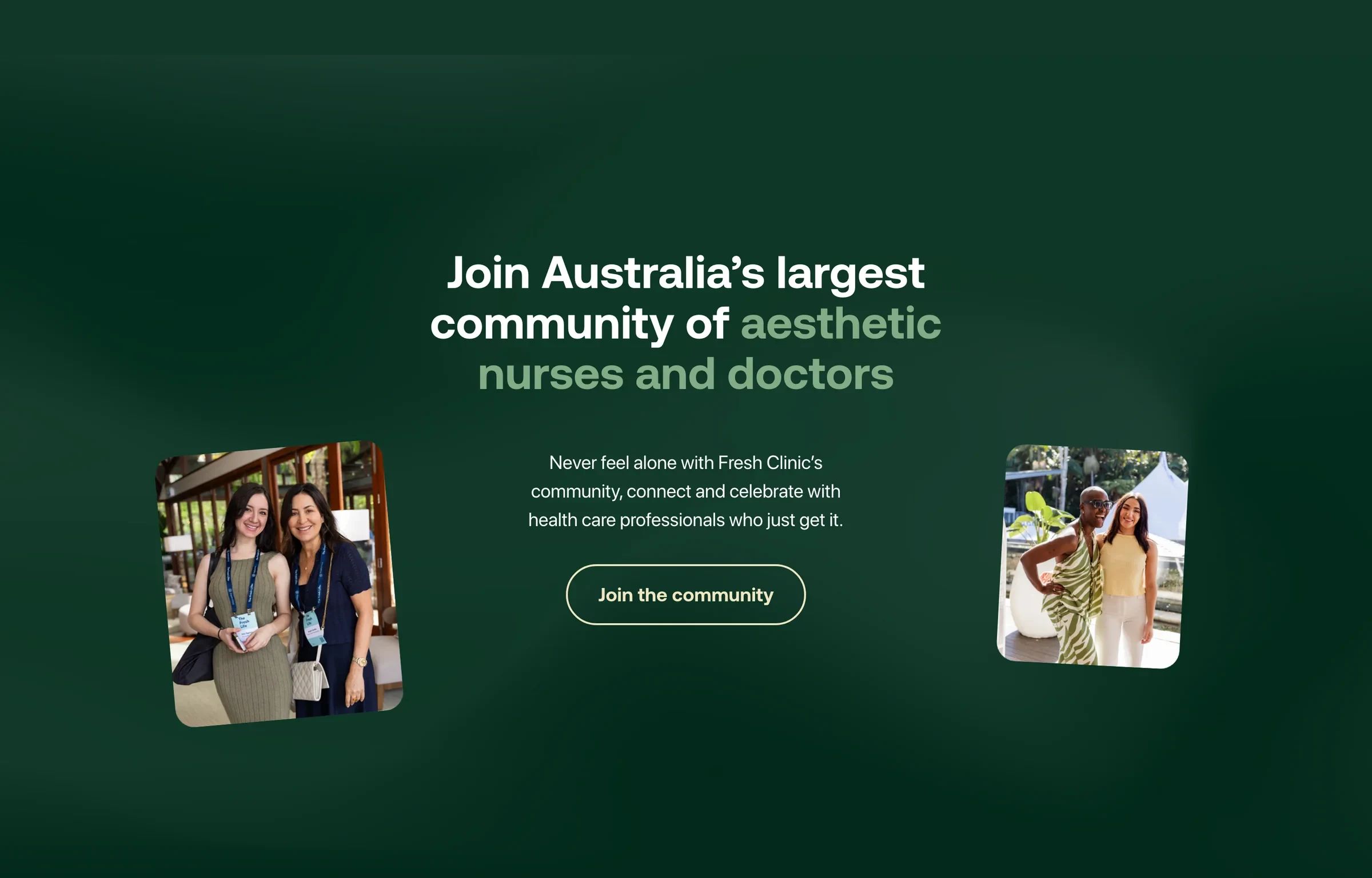 Join Australia’s largest community of aesthetic nurses and doctors