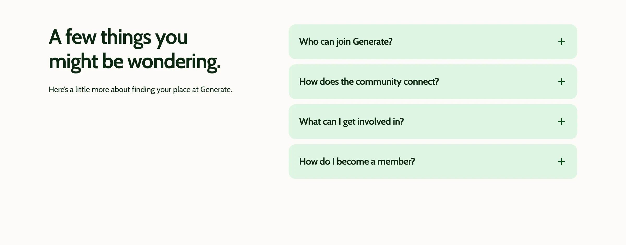 A few things you might be wondering: the community FAQs