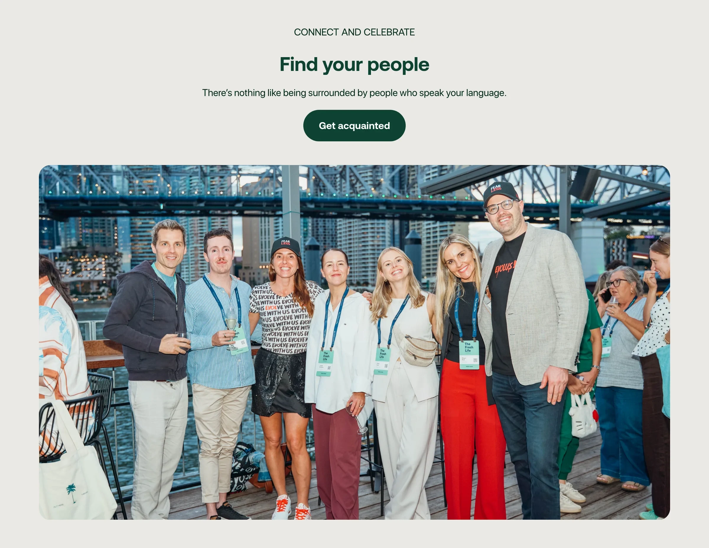 Find your people: doctors and nurses together at a Fresh event