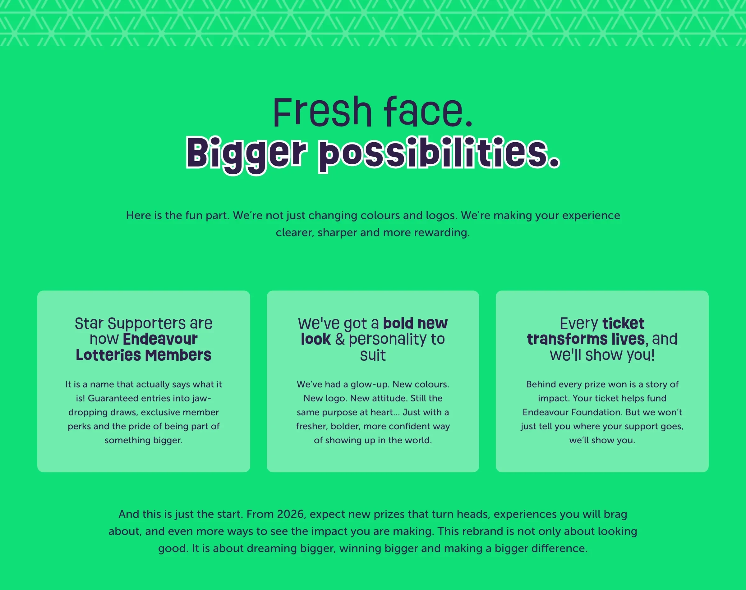 Fresh face, bigger possibilities: what the rebrand means for supporters