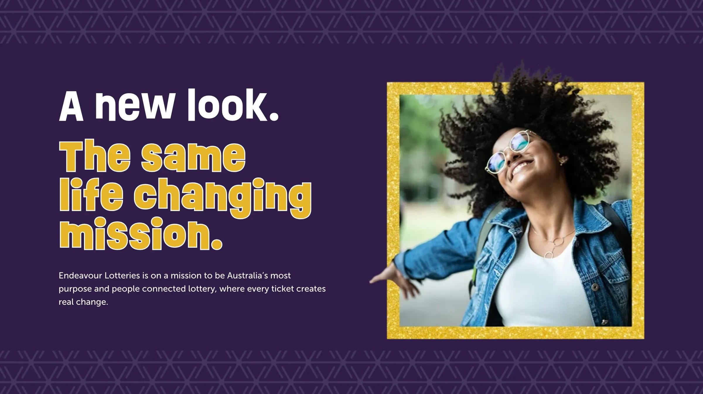 A new look, the same life-changing mission: the Rebrand Story page